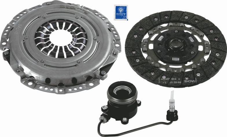 Сцепление (комплект) SACHS Kit plus CSC. Артикул 3000 990 527