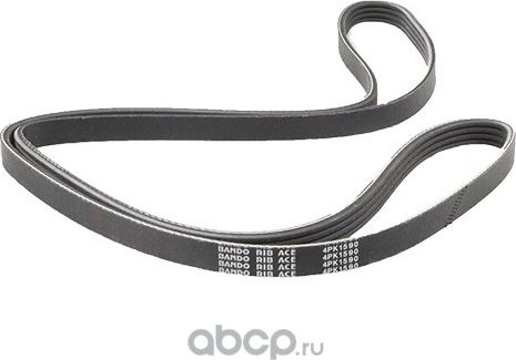 Приводной ремень поликлиновой Bando для Daihatsu Materia 2007-2013. Артикул 4PK1590