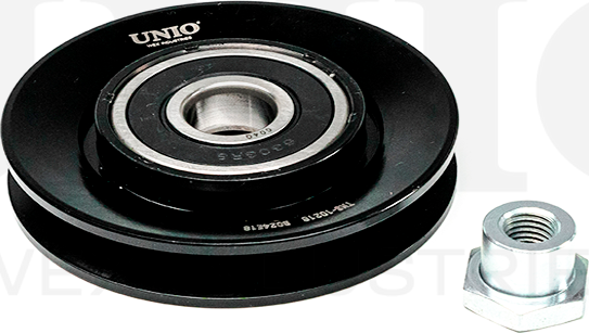 Ролик поликлинового ремня натяжной (Unio). Артикул TNS-10218