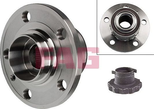 Ступица колеса с интегрированным подшипником Fag. Артикул 713 6108 60