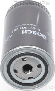 Масляный фильтр Bosch для Volkswagen LT I 1978-1996. Артикул 0 451 203 087