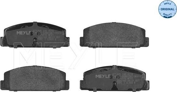 Тормозные колодки Meyle Original. Артикул 025 240 4514