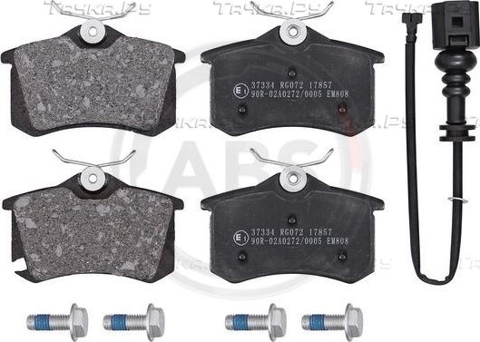 Тормозные колодки ABS задние для Volkswagen Polo IV 2001-2012. Артикул 37334
