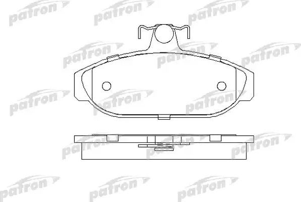 Тормозные колодки Patron. Артикул PBP317