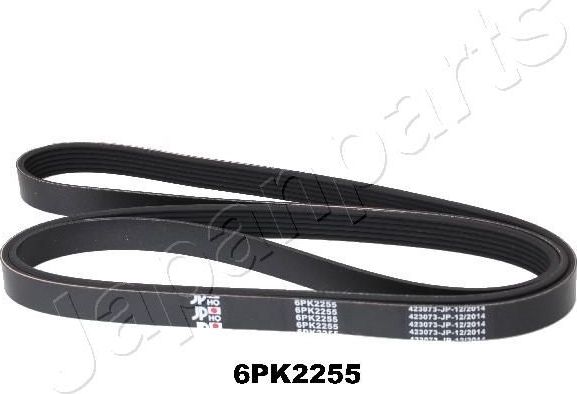 Приводной ремень поликлиновой Japanparts для Mazda 6 I (GG) 2002-2007. Артикул DV-6PK2255