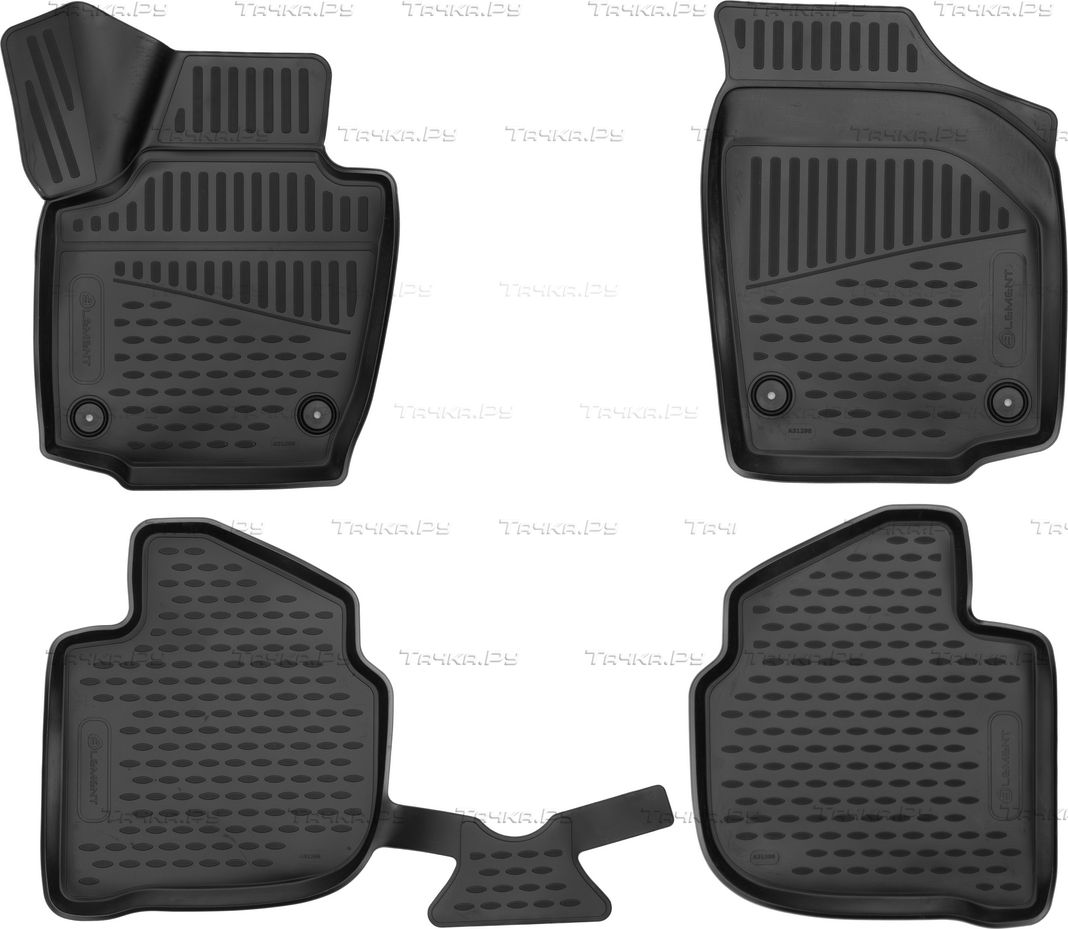 Коврики Element в салон Skoda Rapid II лифтбек 2020-2026. Артикул ELEMENT3DA31298210k