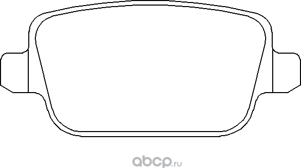 Тормозные колодки Land Rover. Артикул LR003657