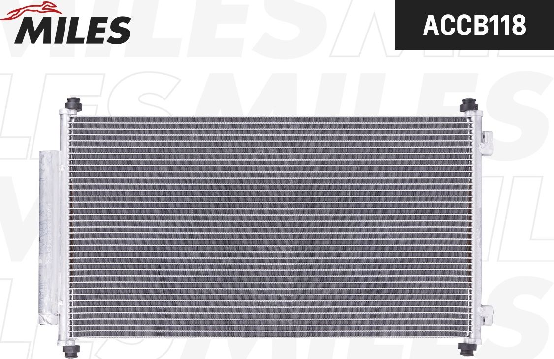 Радиатор кондиционера (конденсатор) Miles (алюминий). Артикул ACCB118