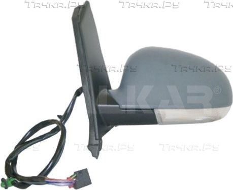 Зеркало боковое Alkar левое для Volkswagen Golf Plus I 2004-2013. Артикул 6131119
