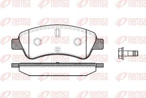 Тормозные колодки Remsa передние для Citroen C3 II 2009-2016. Артикул 0840.10