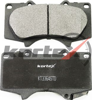 Колодки тормозные TOYOTA LAND CRUISER 120 06- перед. (Kortex). Артикул KT3364STD