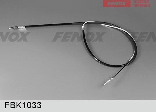 Трос ручника (тросик ручного тормоза) Fenox. Артикул FBK1033