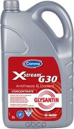 Антифриз красный концентрат COMMA 5л XSTREAM G30 CONCENTRATED ANTIFREEZE Comma. Артикул XSR5L