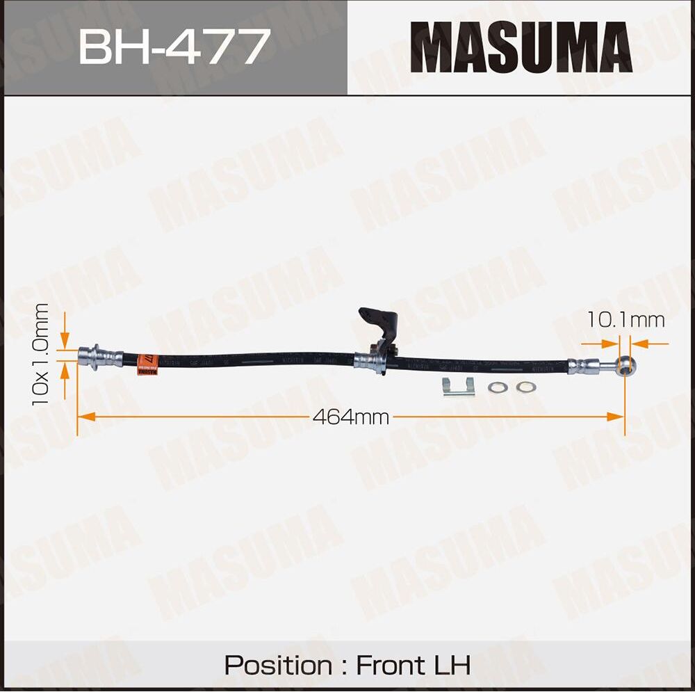 Тормозной шланг Masuma. Артикул BH-477