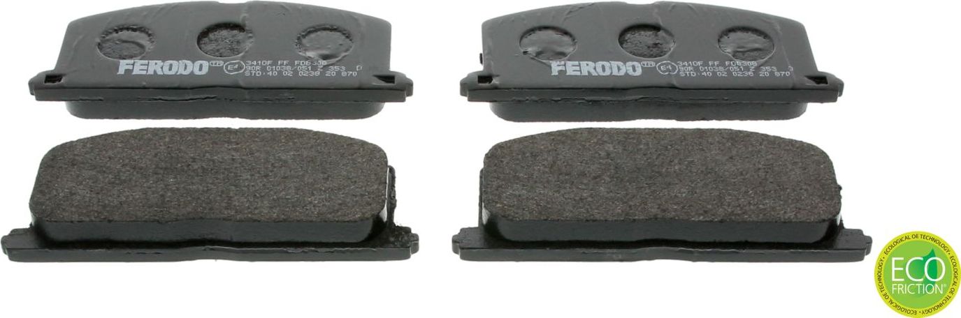 Тормозные колодки Ferodo Premier Eco Friction. Артикул FDB308