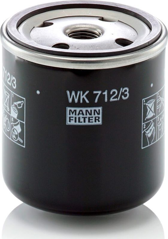 Топливный фильтр Mann-Filter. Артикул WK 712/3