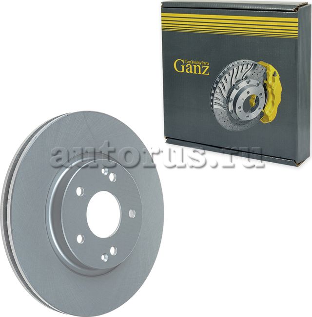 Диск тормозной передний (Ganz). Артикул GIJ10104