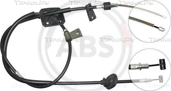Трос ручника (тросик ручного тормоза) ABS. Артикул K12638