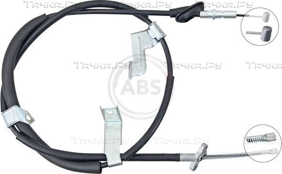 Трос ручника (тросик ручного тормоза) ABS. Артикул K14135