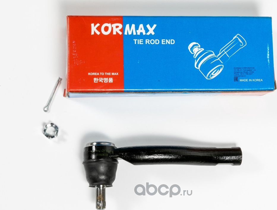 Наконечник рулевой, левый CET115L (Kormax). Артикул KSE033L