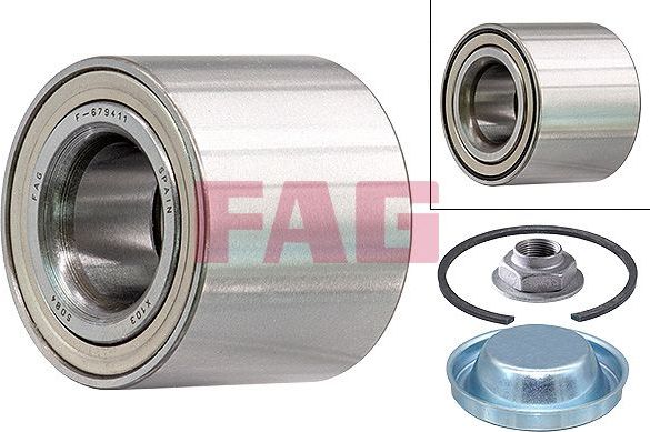 Ступичный подшипник (комплект) Fag задний для Citroen C-Elysee I 2012-2026. Артикул 713 6506 10