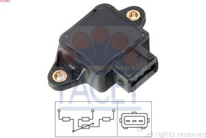 Датчик положения дроссельной заслонки Facet Made in Italy - OE Equivalent для Citroen Saxo 1996-2003. Артикул 10.5002