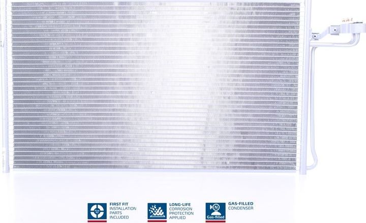 Радиатор кондиционера (конденсатор) Nissens (алюминий). Артикул 940220