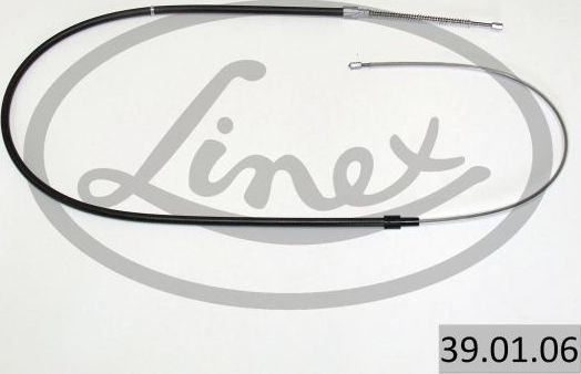 Трос ручника (тросик ручного тормоза) Linex. Артикул 39.01.06