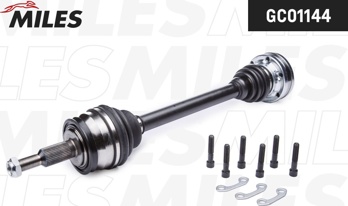 Полуось (привод в сборе, приводной вал) Miles. Артикул GC01144