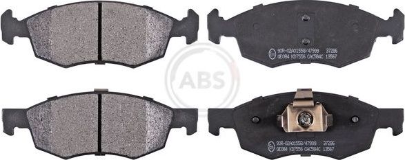 Тормозные колодки ABS передние для Fiat Doblo I 2001-2015. Артикул 37286