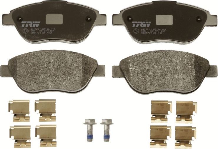 Тормозные колодки TRW COTEC. Артикул GDB1750