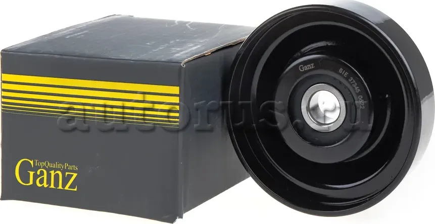 Ролик натяжения ремня кондиционера KIA SPORTAGE/CEED/SON/TRAJET/ACCENT/GETZ GANZ GIE37345 Ganz. Артикул GIE37345