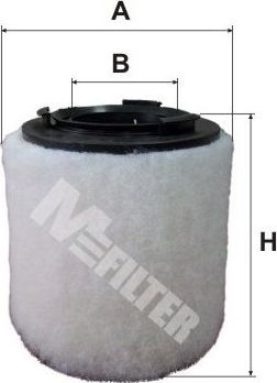 Воздушный фильтр MFilter для Audi A1 I (8X) 2010-2015. Артикул A 8047