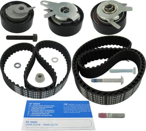 Ремень ГРМ с роликами (комплект) SKF. Артикул VKMA 01258