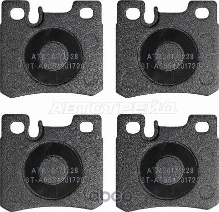 Колодки тормозные зад MERCEDES W201W202W210C124W124 (SAT). Артикул STA0054201720