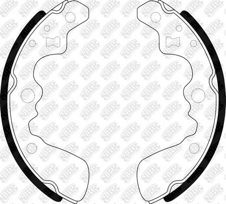 Тормозные колодки NiBK. Артикул FN9933