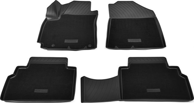 Коврики комбинированные 3D Норпласт для салона Kia Soul III (SK) 2019-2026. Артикул NPA11-C43-710-CM