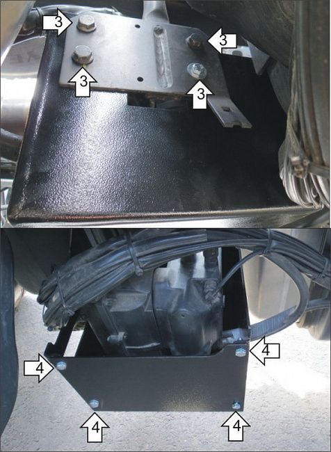 Защита Мотодор для насоса AdBlue Mercedes-Benz Actros 2008-2026. Артикул 21213