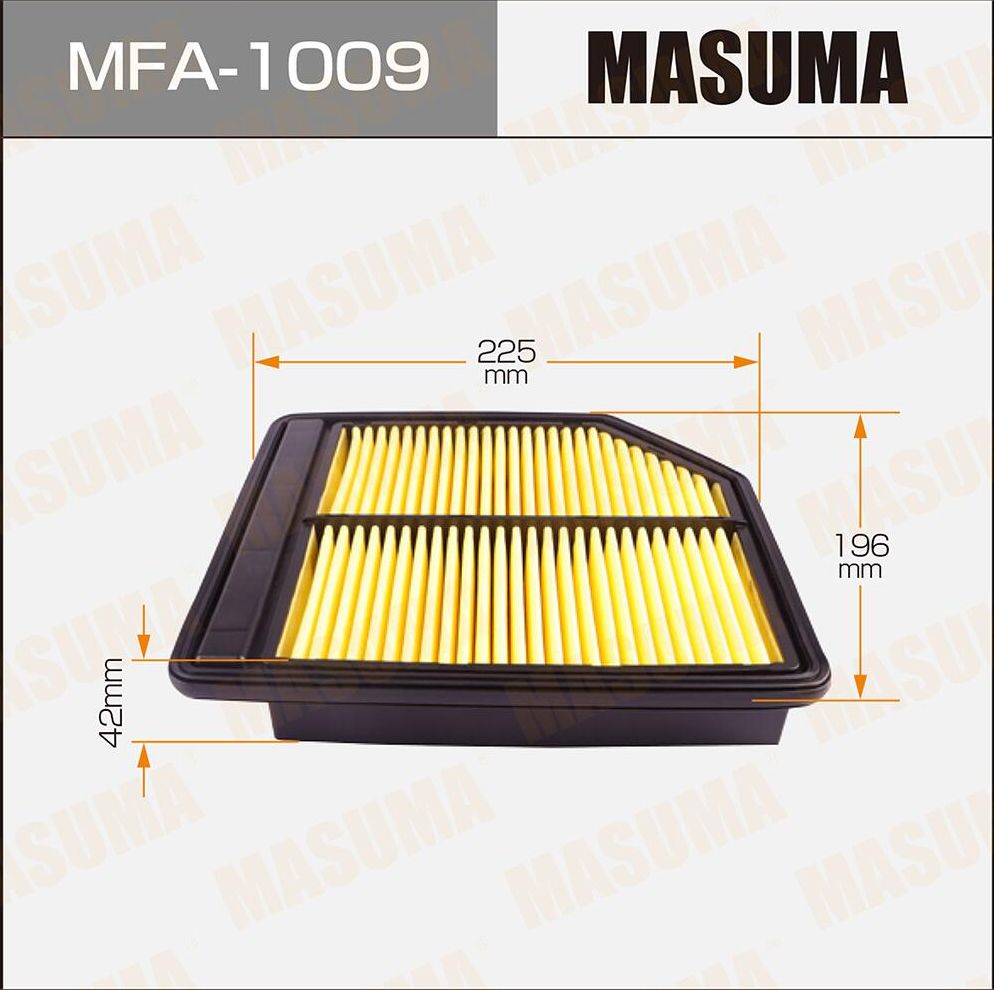 Воздушный фильтр Masuma. Артикул MFA-1009