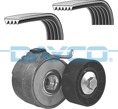 Приводной ремень поликлиновой с роликами (комплект) Dayco. Артикул KPV805