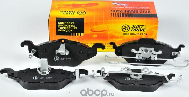 Колодки тормозные, передние GDB1351 (Just Drive). Артикул JBP0269