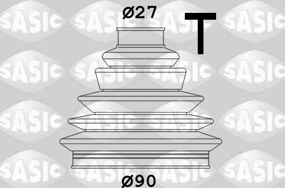 Пыльник ШРУСа наружный Sasic (термопласт) передний для Opel Combo D 2012-2017. Артикул 1906112