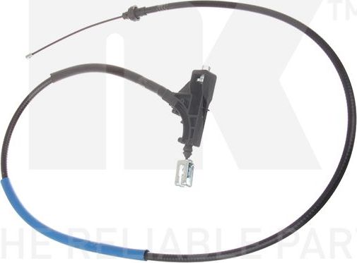 Трос ручника (тросик ручного тормоза) NK передний для Peugeot 406 I 1995-2004. Артикул 903766