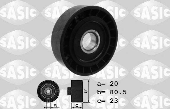 Направляющий (ведущий) ролик приводного поликлинового ремня Sasic для Fiat Uno I 1989-1996. Артикул 1626005