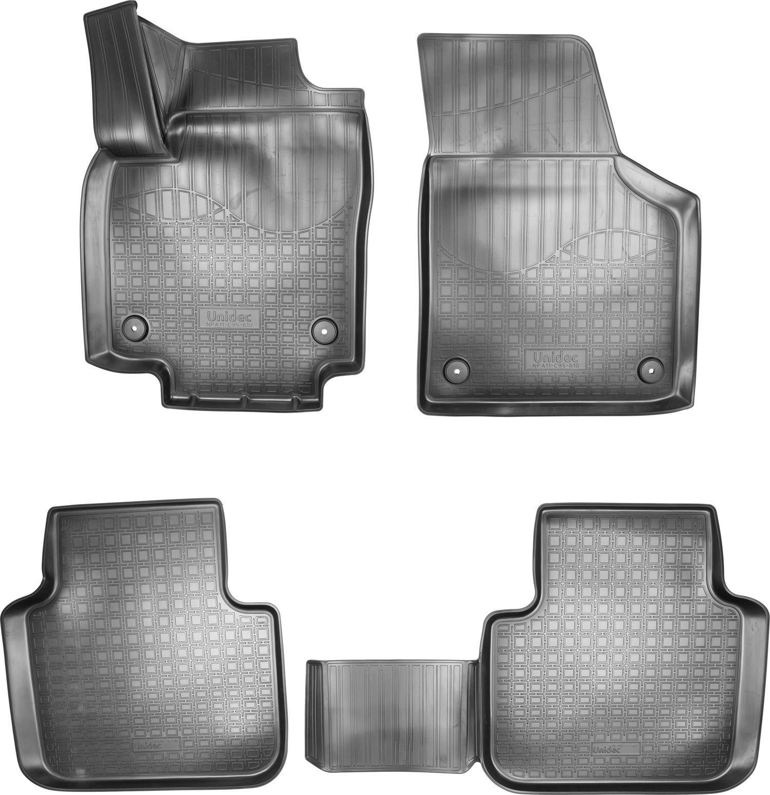 Коврики Норпласт для салона Volkswagen Teramont 2017-2026. Артикул NPA11-C95-610