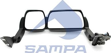 Зеркало боковое Sampa для IVECO EuroTech 1992-1996. Артикул 061.181