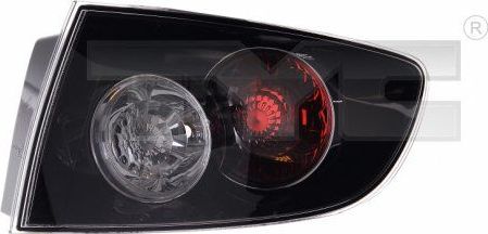 Фонарь задний TYC правый для Mazda 3 I (BK) 2006-2009. Артикул 11-1101-01-2