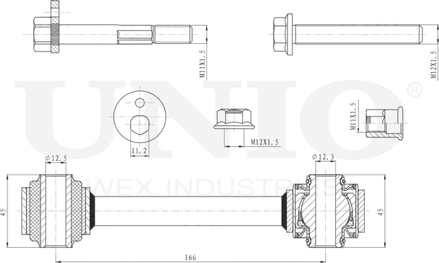 Рычаг подвески (Unio). Артикул SSP-40138