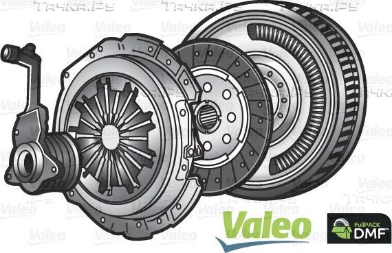 Сцепление (комплект) Valeo FULLPACK DMF (CSC). Артикул 837435