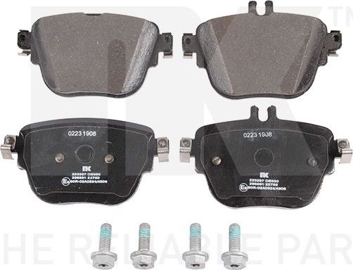 Тормозные колодки NK. Артикул 223397